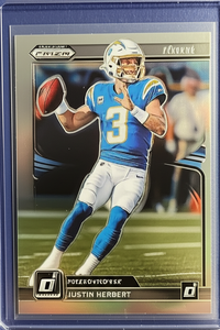 2020 Prizm Justin Herbert Silver Rookie PSA 9.5