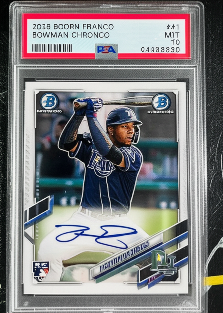 Wander Franco 1st Bowman Chrome Auto